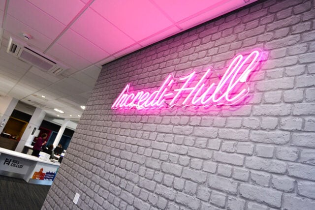 artwork at hull college campus