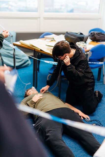 public services students training at hull college