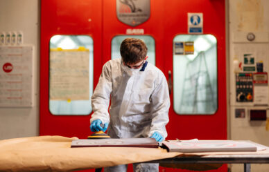 student on motor vehicle course at hull college