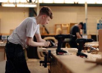 carpentry and joinery student at hull college