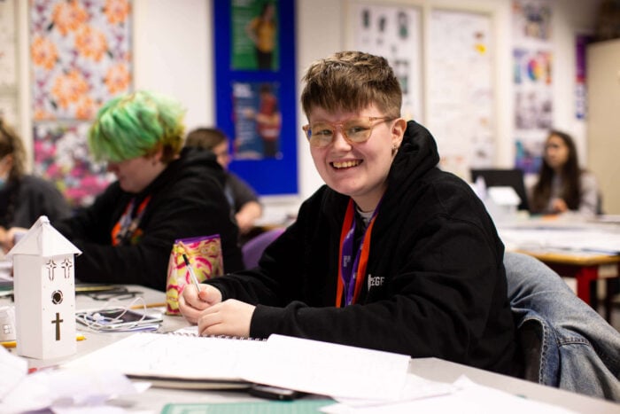 Ellie May Art and design student at Hull College