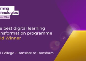 hull college win learning technologies digital learning award