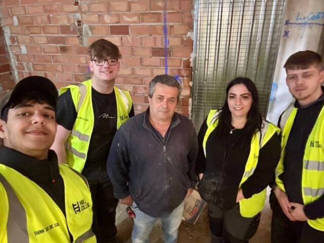 hull college students on trip to lebrija