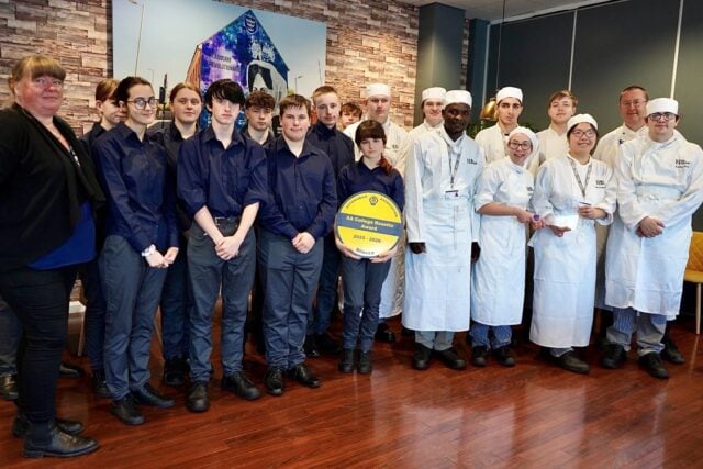 the bilocca restaurant has being awarded a AA College Rosette