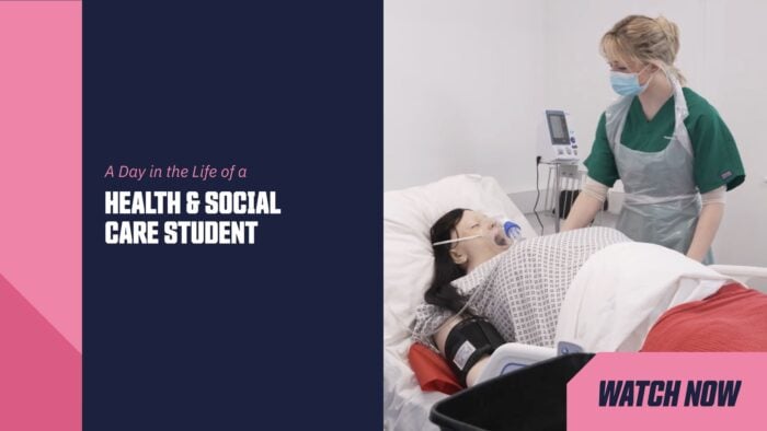 day in the life of a health & social care student at hull college