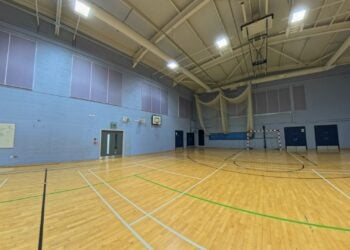 Sports hall at Hull College