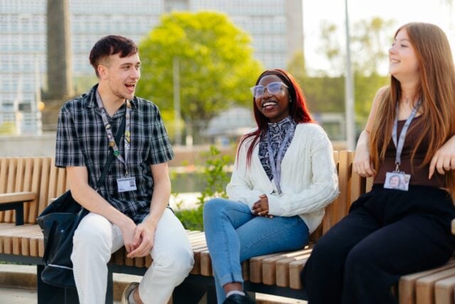 hull college students on the college campus