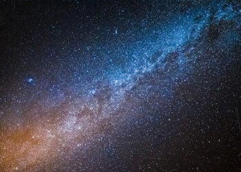 Colourful Universe And Constellation With Million Stars